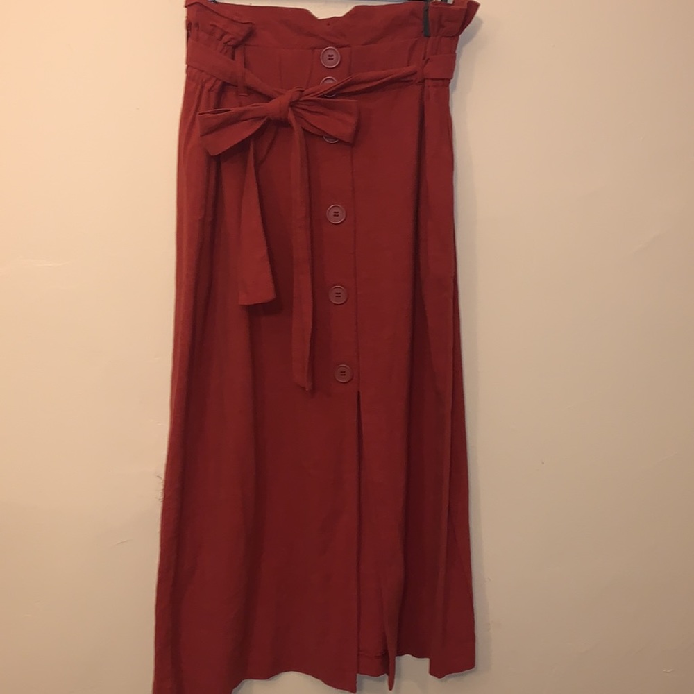 Zara Linen Skirt w/ Pockets